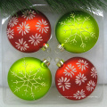 Artdragon best selling 2020 hanging flat glass ball ornament sets for Xmas tree decorations